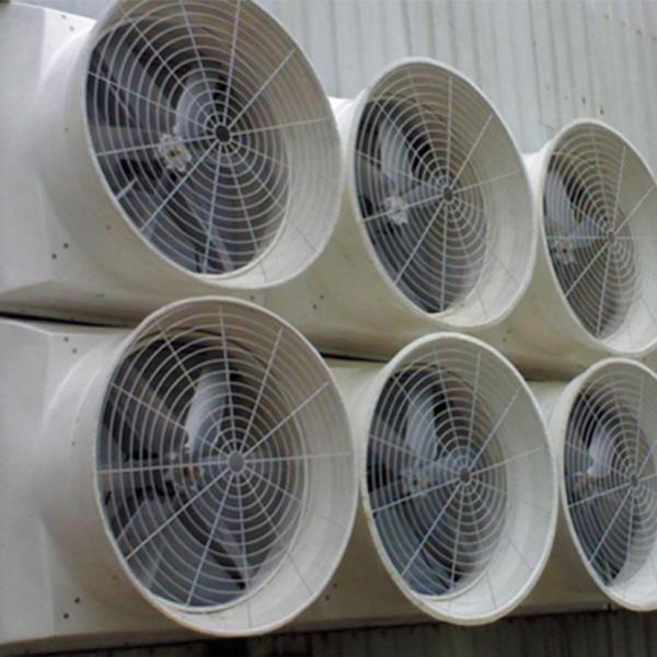 Cheap Industrial Exhaust Fan IP55 Protection Grade 48000m3/h Max Airflow 72 Fan Blade Diameter for sale