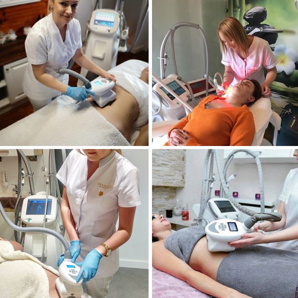 Body Shaping Vela Shape Machine With Cavitation Vacuum Rf Roller Led Ir