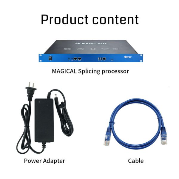3 Years After-sales Service IR Input Control Video Wall Controller Weights 2KG Lightweight Design