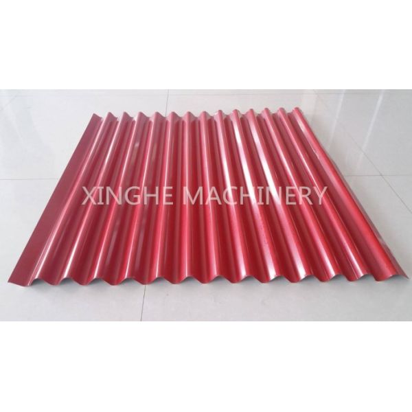 Automatic 850 Metal Roofing Corrugated Tile Roll Forming Machine / Colored Steel Sheet Roll Making Machine