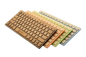China 2016 hot sale china manufacture super thin bamboo keyboard bluetooth wireless keyboard on sale