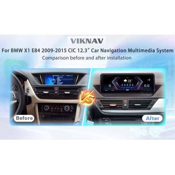 Orignal Android Auto Car Radio head unit For BMW X1 E84 2009-2015 CIC System Multimedia Player GPS Navigation
