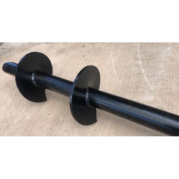 Prefabricated Galvanized Ground Screw Piles For House Ground Foundation