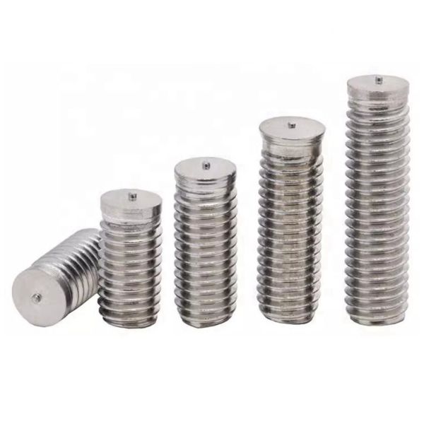 Stainless Steel Headless Stud Welding Screws With Plain Finish Pan Head Style
