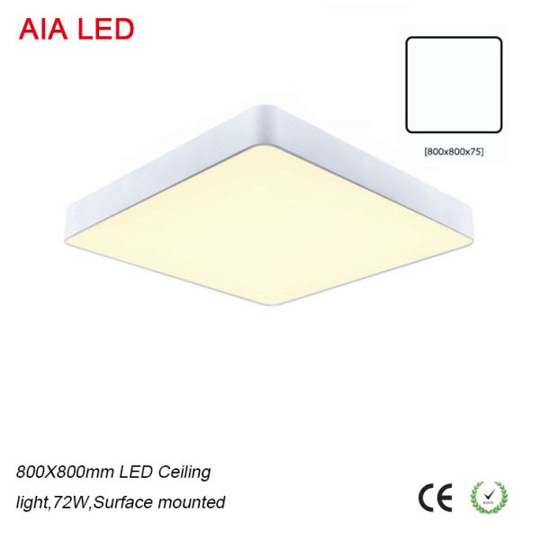 9W High quality linear economic price interior LED Ceiling light for restaurant used