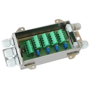 China 4 Way Weighing Sensor Load Cell Summing Junction Box Enclosure Small Stainless Steel Case on sale