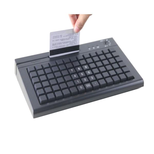 Cheap DOS Windows9X System Point Of Sale Keyboard / CE Epos Keyboard for sale