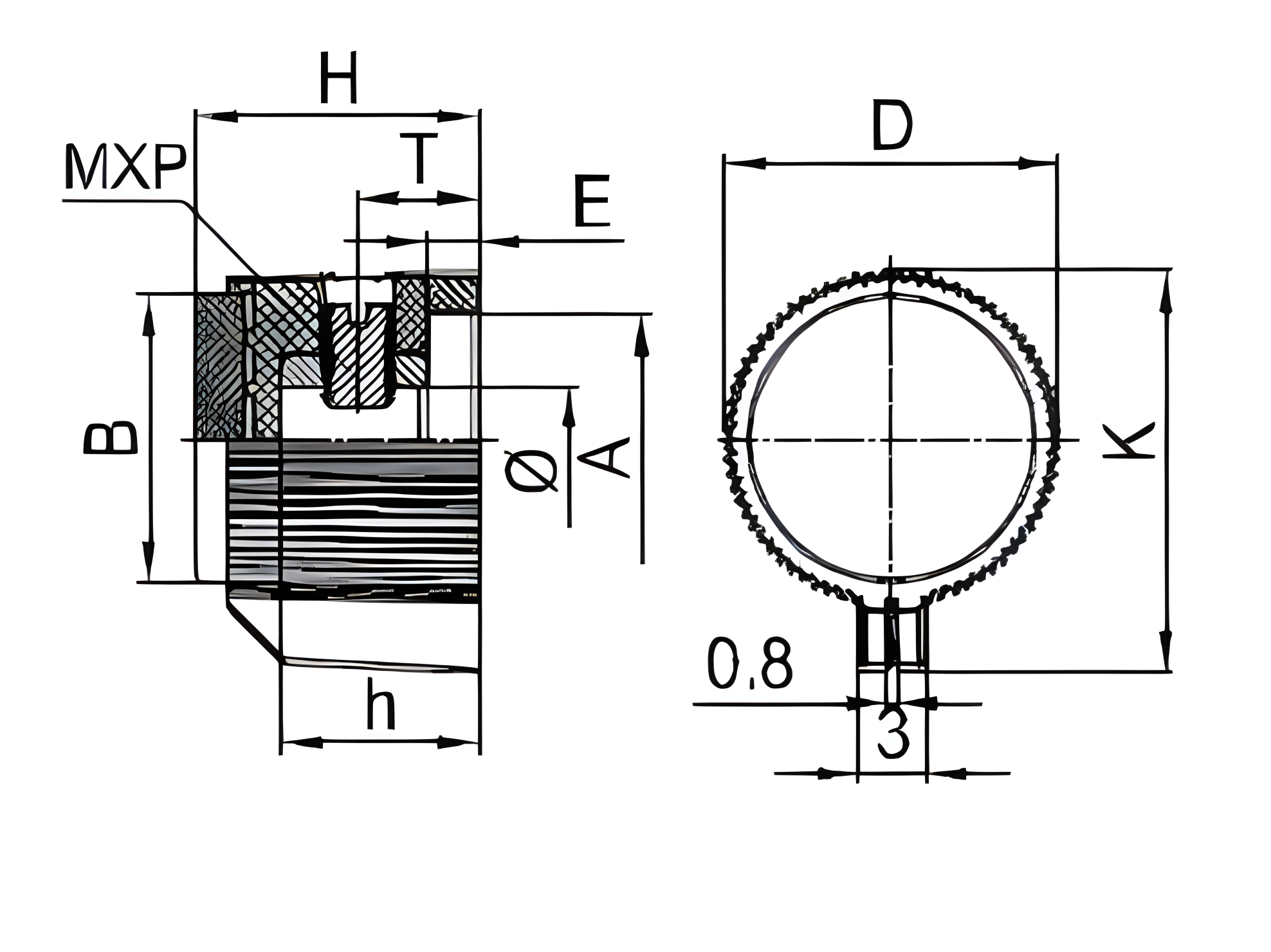 Bakelite Plastic Potentiometer Knob 6mm KNP-20 Rotary Control Knobs