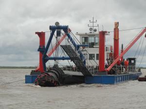 Small River Sand Dredger Hydraulic Cutter Suction Dredger With Cutter Head