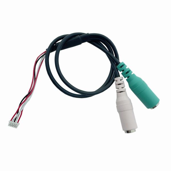 Cheap 200mm Length RCA Audio Video Cable Nickel Plating 3.5 Three Dimensional Base 107 for sale