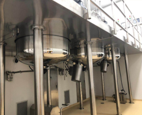 CIP SIP Cleaning Softgel Medicine Mixing Tank Electric For Food Pharmaceutical Industry