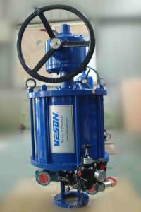 China Straight Stoke Linear Valve Actuator / Pneumatic Cylinder Valve Actuator Stable Operation on sale