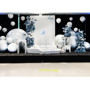 Best PVC Mirror Balloons In White, Light Pink, And Light Green For Party Decorations wholesale