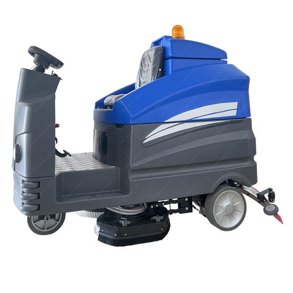 Cheap Ride On Floor Scrubber Mechanical Electric Industrial Vacuum Sweeper With Brush for sale
