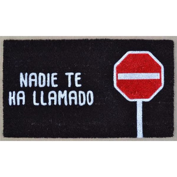 Coco fiber animal printed door mat with PVC backing