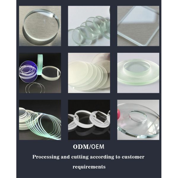 Precision Optical Components Dashboard Glass Replacement Customized Shaped