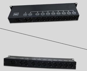Pro DMX Light Controller Branch 3 Pin Outputs 8 Way Isolated Dmx Splitter