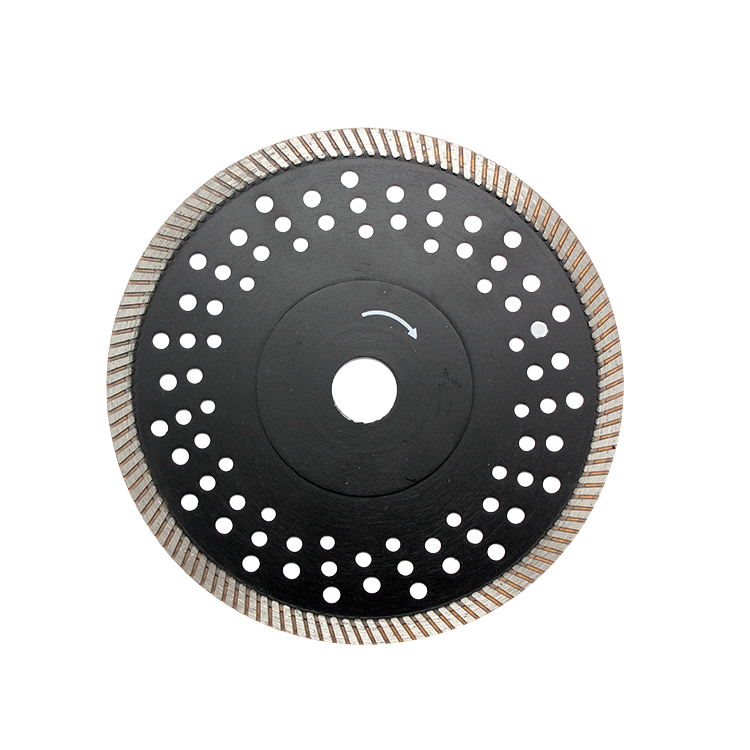Hot Press Slotted Cutting Disc Double-sided Sawtooth Tile Special sharp Brick Cutting Angle Grinder Blade