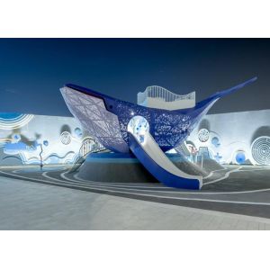 Best Sea Theme Shrimp Whale Playground Artistic Outdoor Playground Equipment wholesale