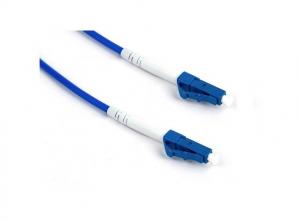 Best LSZH Blue Jacket Fiber Optic Patch Cord LC LC UPC Wavelength 1310nm Or 1550nm wholesale