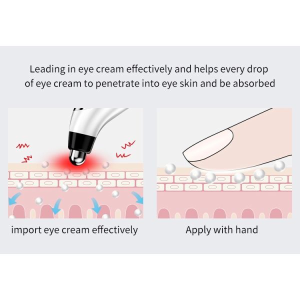 Microcurrent EMS Facial Massager Device Electric Vibration Anti Wrinkle Eye Massager