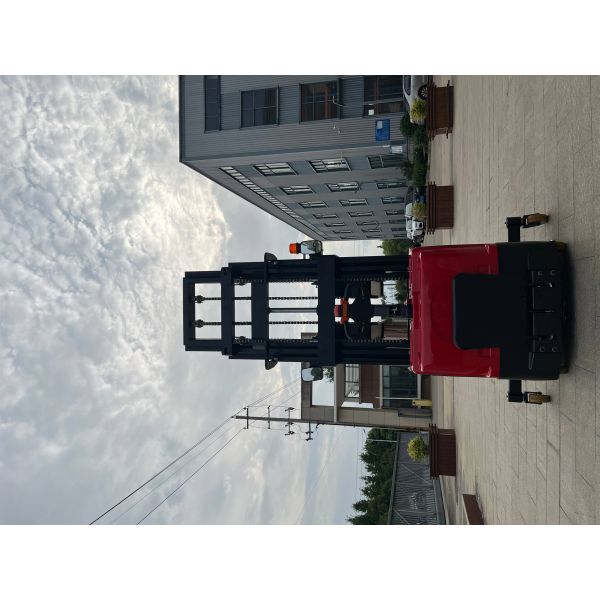 Electric stacker truck pallet lift stacker capacity 1000/1500/2000kg full electric forklift in warehouse