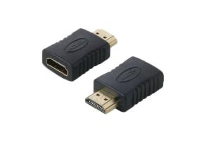 QS AD003，HDMI male to HDMI Female Adapter