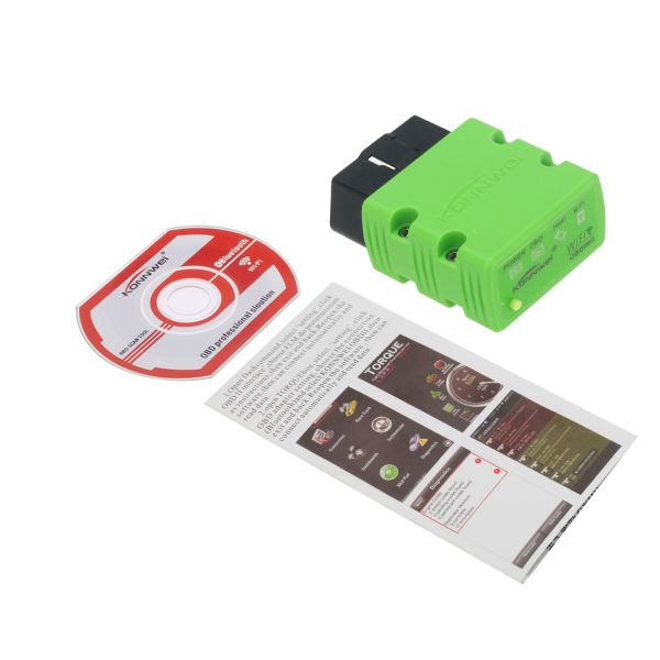 Obd2 WIFI Diagnostic Scanner / Plastic Elm327 Bluetooth Or Wifi Obd Adapter