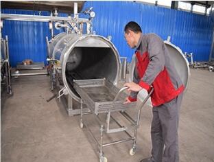 Automatic Open Door Spray Autoclave for Packaged Food & Canned Food