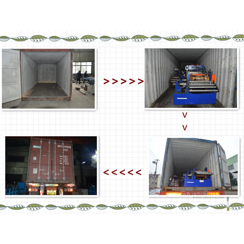 16 Stations 3mm Upright Rack Rolling Machine With Hydraulic Cutting