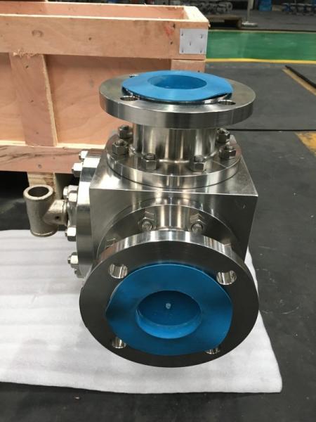 Cheap Top Entry Four Way Multiple Bore Ball Valve for sale