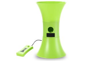 Best Easy Assemble Table Tennis Robot Spin Forward Serve Balls PVC Material Green Color wholesale