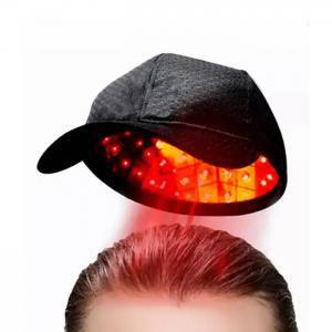 China Portable Red Light Therapy Hat USB Charge Red Laser Cap For Hair Growth on sale