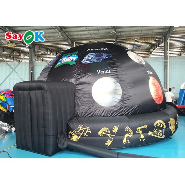 Portable Inflatable Planetarium With Printed Pattern Inflatable Star Dome Tent