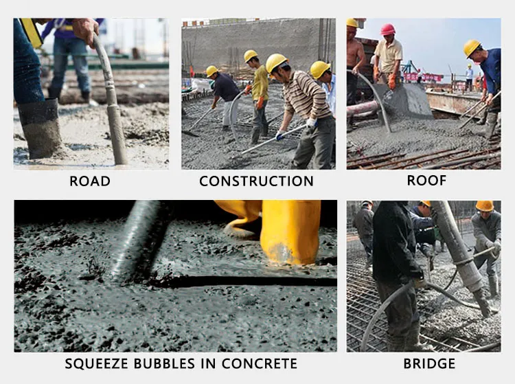 Electric Drive Mode Australia 3 Claw Type Coupling Concrete Vibrator Needle Poker for Construction