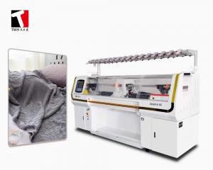 Best 72 Inch 7G Knitting Machine To Make Blankets 16 Yarn Feeder wholesale