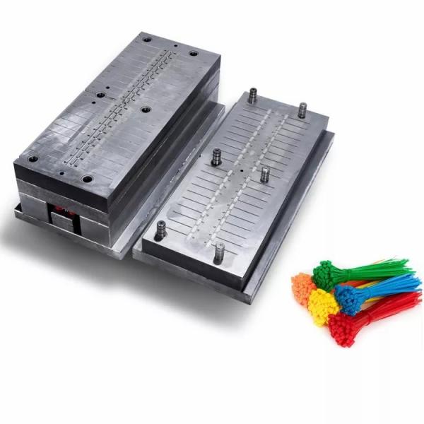 Cheap Custom Silicone Nylon Plastic Cable Ties Injection Moulds For Plastic Cable Tie for sale