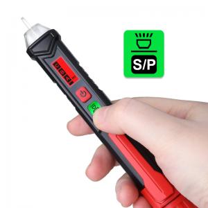Best HABOTEST HT100P Digital AC Phase Voltage Pen Tester LCD display detector NCV Safety Voltage Tool Non-Contact  Electrosco wholesale