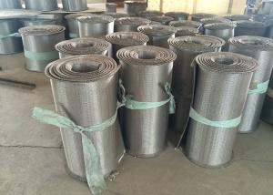 China Rope Wire High Temperature Conveyor Belt , SS Belt Conveyors For Sea Food on sale