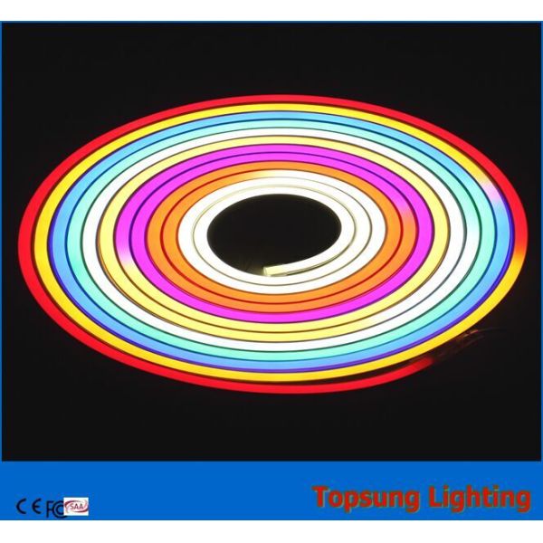 220v purple double sided neon flex building decoration led light