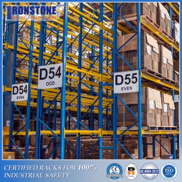 Cheap ODM Very Narrow Aisle Racking System RMI Warehouse Pallet Racking System for sale