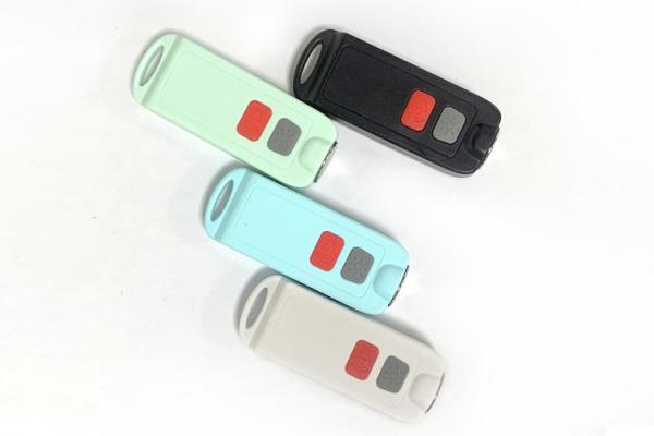 Cheap IP56 Waterproof 130dB Emergency Alarm Keychain With LED Flashing Light for sale