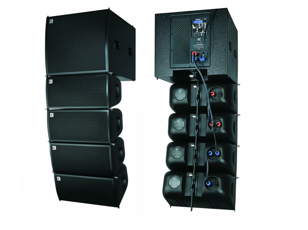 Best Plastic Active Line Array Speaker System 8 Inch Powered Speakers wholesale