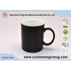 Best Custom Black Water Bottle Ceramic Magic Photo Mugs Colour Changing wholesale