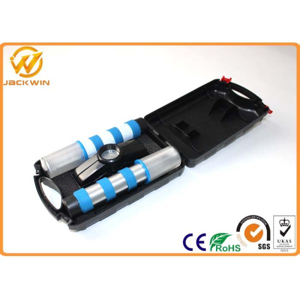 High Brightness 3PCS AAA Battery Led Power Road Flares With Push Button