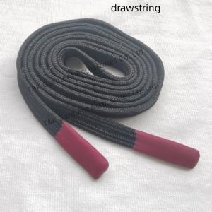 China Sports Clothing Custom Drawstring Cord With Silicone Ends on sale