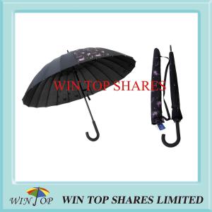Best 24k 24 Ribs Manual Carry Bag Black Steel Umbrella wholesale