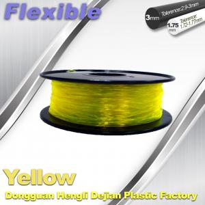 China High Elasticity TPU 1.75mm /3.0mm ,  Flexible Filament For 3D Printing Filament Materials on sale