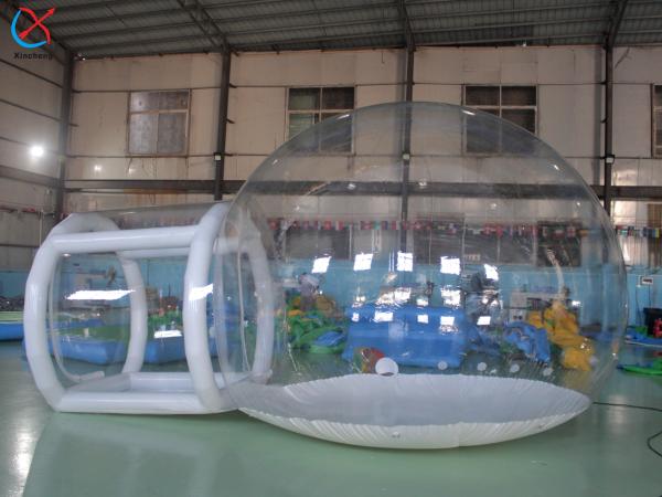 Cheap Factory Inflatable Bubble Tent with Tunnel Inflatable Transparent Bubble Tent for sale