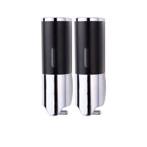Double Soap Dispenser Wall Mounted Body Wash Shampoo Dispenser